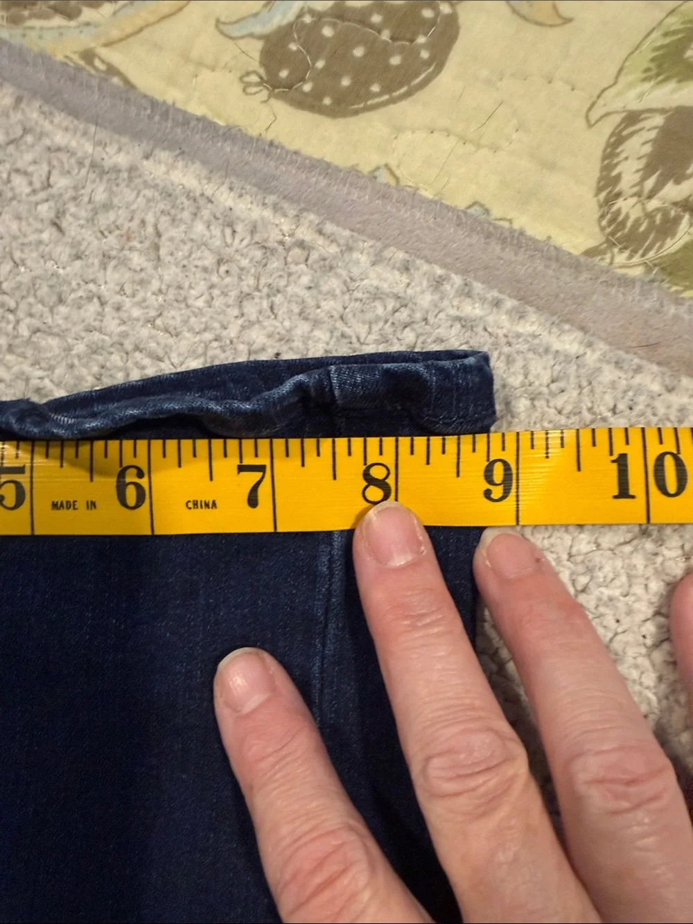 Belle by Kim Gravel Pull-On Stretch Waist Dark Blue Boot Cut Jeans